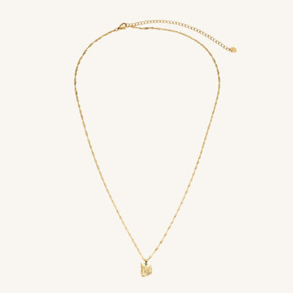 Goldene Edelstahlkette mit feiner Struktur und klassischer Eleganz von Juwejé